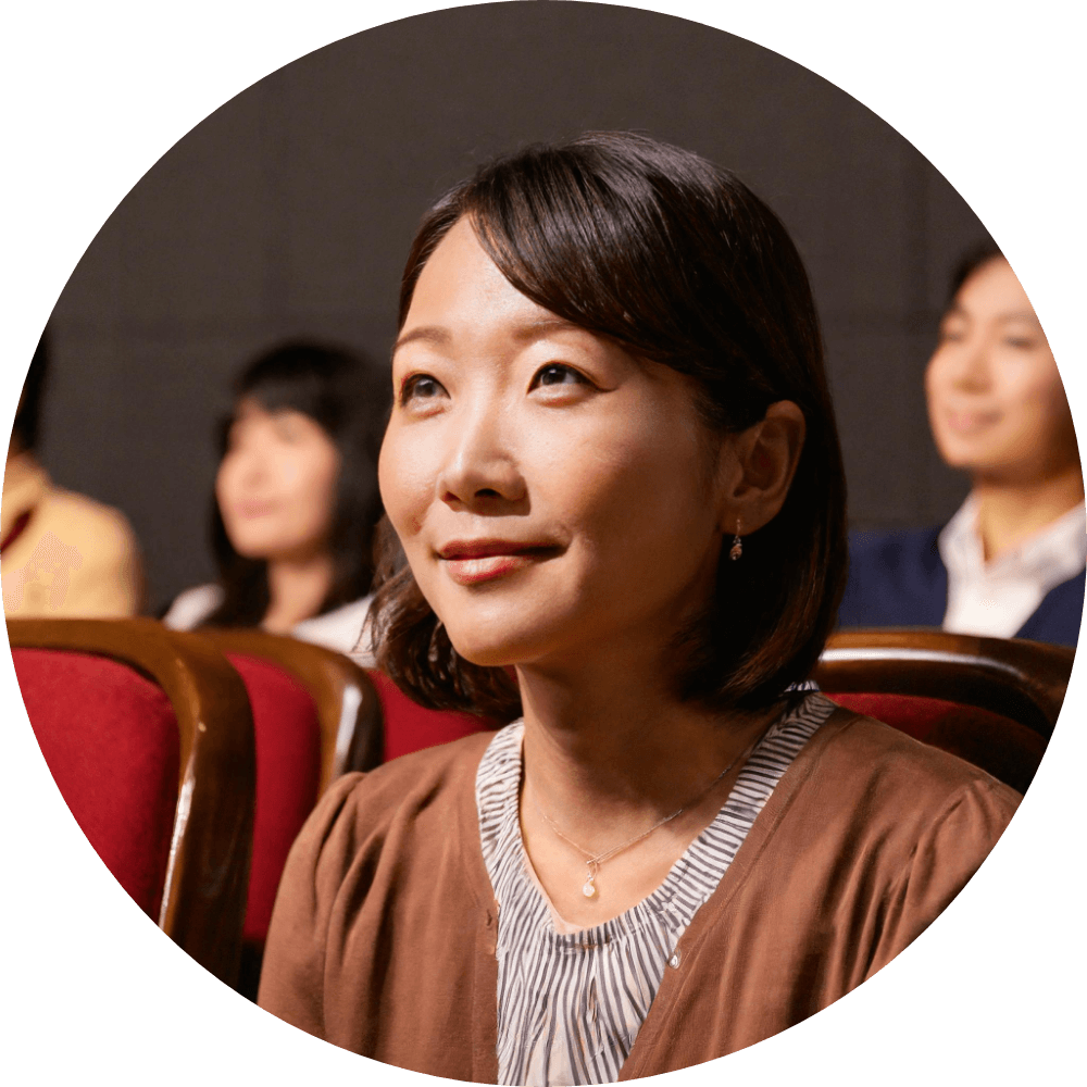 講演会で聞く人